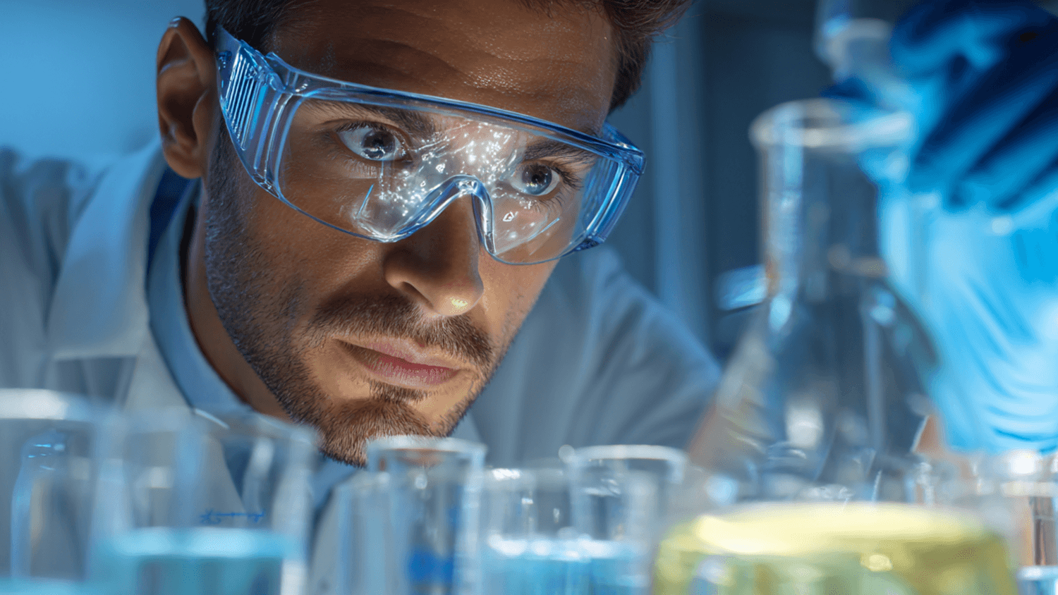 scientist working in laboratory